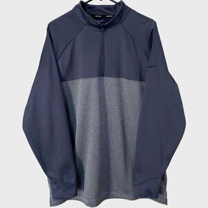 Nike Golf Therma 1/4-Zip Two-Tone Sweatshirt Blue Men's XL Long-Sleeve Pullover